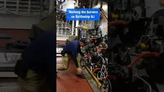 Working the Burners on Battleship NJ