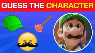 Guess The Super MARIO BROS MOVIE Character By Emoji | Fun Super Mario Emoji Quiz 👸🍑