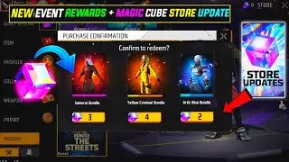 Magic Cube Store New Update New Bundle's Today Free Fire
