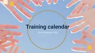 PuntoSud Academy Training Calendar | First semester 2022