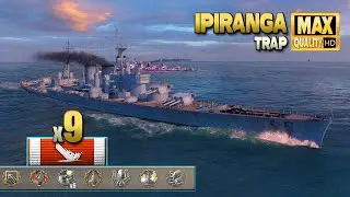 Battleship Ipiranga: 6 close quarters expert medals - World of Warships