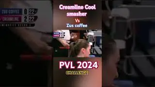 Creamline Cool smasher challenge net touch #gameplay #volleyballworld #shorts  #fyp