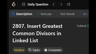 2807. Insert Greatest Common Divisors in Linked List || Java || LogicBytesbyAK || LeetCode Solutions