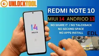 XIAOMI REDMI NOTE 10 MIUI 14 ANDROID 13 FRP BYPASS With TEST POINT 📲