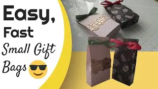 Easy, fast and cheap wedding favour gift bag. Great gift packaging idea.