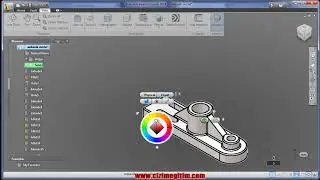 AutoCAD invertor fusion render ve kesit alma