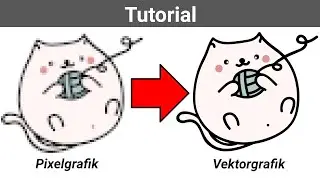 Converting pixel graphics to vector graphics with Inkscape - Tutorial (German)