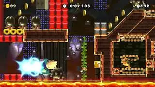 SMM2 Last Ninji Speedrun: “Bowser’s Castle: The Last Dash” 1:02.272 (Former PB)