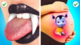 Pregnant Vampire Transformation: Skincare, Fangs & Fabulous Fashion! by Crafty Panda School