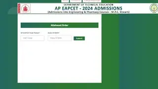 Ap Eamcet 2024 Final Phase Seat Allotment Released- download your allotment