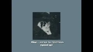 flëur - когда ты грустишь (speed up)
