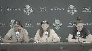NY Liberty vs Aces 9/8/24 Postgame w Jonquel Jones, Breanna Stewart & Coach Brondello