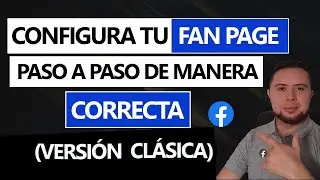 Configurar Fan Page de Facebook ✅ (Versión anterior)