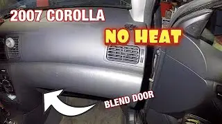 Toyota Corolla Heat dont work, Blend door Stuck on Cold side