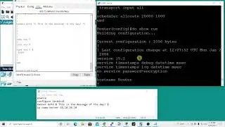 CCNA Lab: Cut and Past Configuration Files Into Cisco Devices