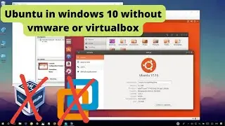 How to create Ubuntu virtual machine without virtualbox or vmware