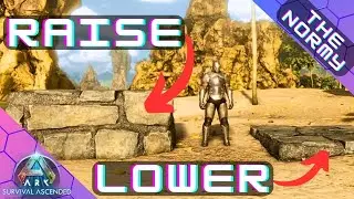 Ark Survival Ascended Foundation Lowering - PS5 - How To