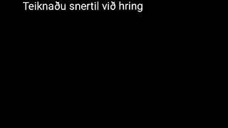 Snertill, strengur, sniðill  ( 9.bekkur )
