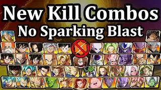 All 44 Characters (NO SPARK) Solo ToD Combos - DBFZ