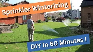 WINTERIZE YOUR IRRIGATION on your own in under 60 minutes. Don't leave water in you sprinkler lines!