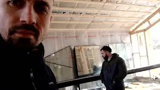 Перешли к сборке тёплого энергоэффективного панорамного остекления из алюминиевого профиля