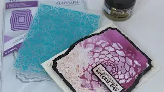 Bust it Out: Odd-Shaped Nesting Dies, Gilding Wax, and Anything Else to Make a Nice Card! LOL!!