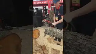 Бензопила Vitals Professional BKZ4020r в работе