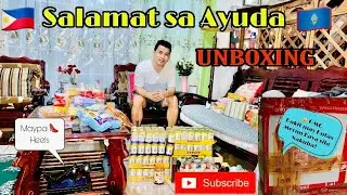 Salamat sa Ayuda from Guam Unboxing (may butas yung Box Merun Kaya silang nakuha?)Abangan