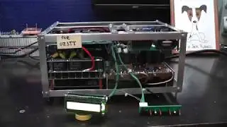 Test HF/6m power amplifier 2400W BLF188XR 2 pcs water cooling for OZ3TT