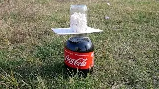 Experiment: 3 liters Coca Cola and Mentos
