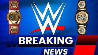 WWE BREAKING News WWE SMACKDOWN CANCELLED On Fridays! NEW WWE Titles 2024