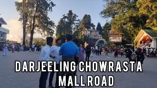 Darjeeling Chowrasta Mall Road//Exploring Mall Road Back Side//Street food //Fiesta Resturant Part 2