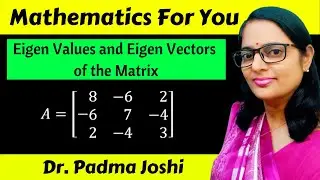 Find the eigenvalues and eigenvectors |  Characteristic roots of 3x3 matrix example | Linear Algebra