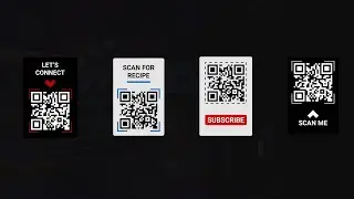 Text Block with Qr Code Overlay  | MoGRT Template