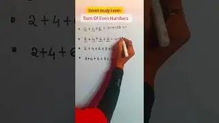 Sum Of Even Numbers | Sum Of Consecutive Even Numbers | Even Numbers Sum 