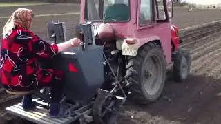 Самодельная картофелесажалка элеваторного типа