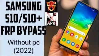 Samsung s10 frp bypass || Samsung s10 google account unlock (2023)(without pc)