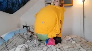 36 Inch Balloon in a 5XL Hoodie