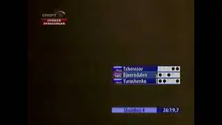 биатлон кубок мира 2007-2008 1 этап Эстерсунд гонка преследования мужчины