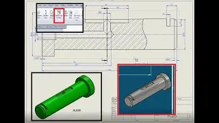 Machine Drawing w/ Drawing Sheet - Detailing