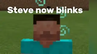 STEVE NOW BLINKS?!?!