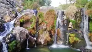 Poços e Cascatas🏞️perto do poço Silha-rio Teixeira👣pura natureza🌍 sons da água corrente 💦