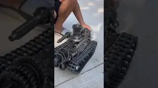 Made Tank From Motorcycle Parts