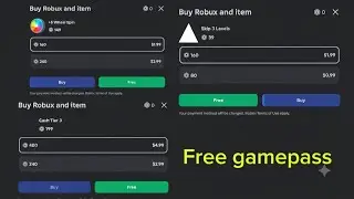 Free gamepass script roblox free gamepass script script free gamepass