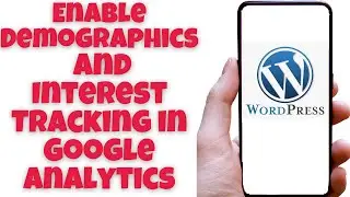 Enable Demographics and Interest Tracking in Google Analytics