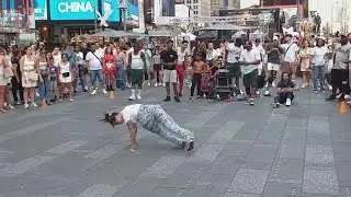 Breakdancing in Times Square NY - Street Dance
