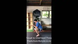 Squat to overhead press  kb The Active Lifestyle online personal training