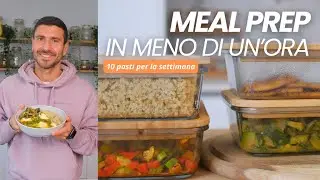 Meal Prep: 10 Healthy Meals in 1 Hour 🕒 | Quick Weekday Recipes