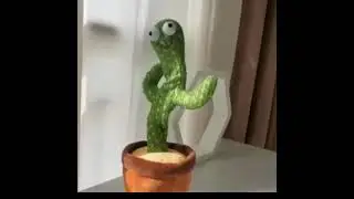 Cactus Plush Decoration Electronic Dancing Cactus Funny Kid's Plush Toys