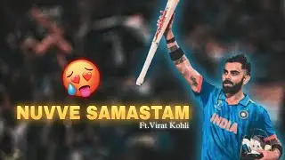 Nuvve Samastham🌍Nuvve Prapancham💗 song Ft.Virat Kohli | Maharshi | Fearlessviratian |